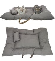 Lux Minder Kedi ve Köpek Yatağı Yastık Hediyeli Karışık Renk