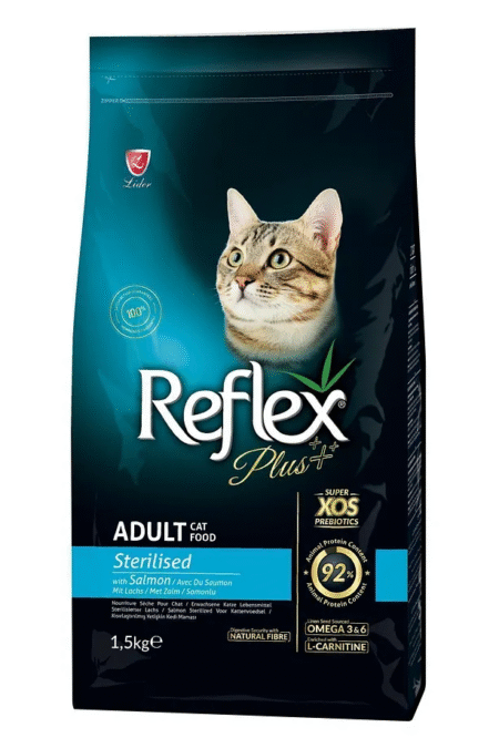Reflex Plus Sterilised Somonlu Kısırlaştırılmış Yetişkin Kedi Maması 1.5 Kg