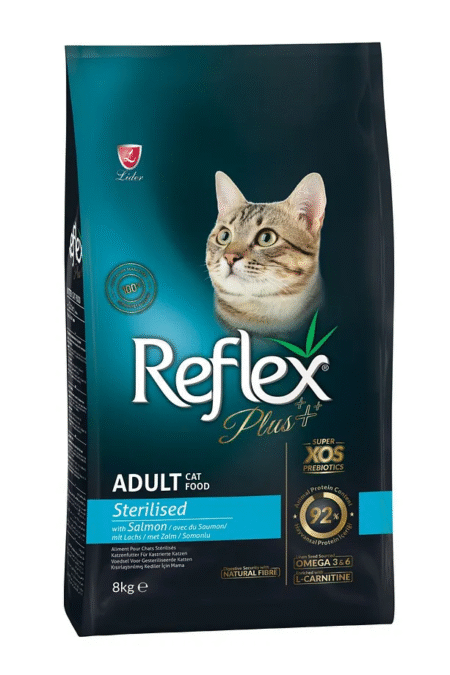 Reflex Plus Somonlu Kısırlaştırılmış Yetişkin Kedi Maması 8kg